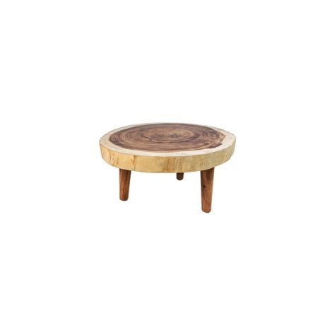 Table Basse Ronde En Bois De Suar