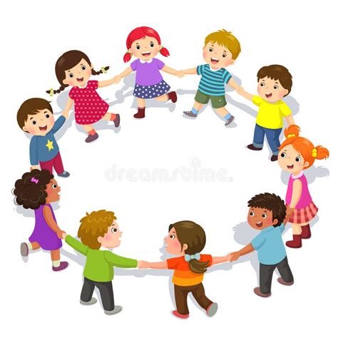 Happy Children Playing Clipart