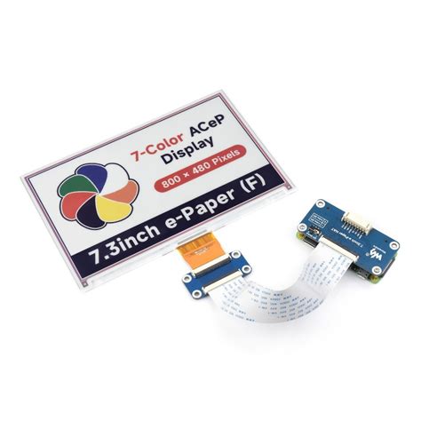 7 3inch ACeP 7 Color E Paper E Ink Display Module 800480 Pixels SPI