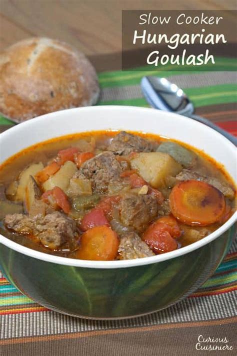 Slow Cooker Hungarian Goulash | Curious Cuisiniere