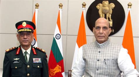 Nepal Army Chief Meets Indias Defence Minister Rajnath Singh