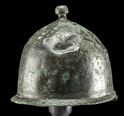 Rare Etruscan Bronze Helmet Montefortino Type Lot 16b Auction 46