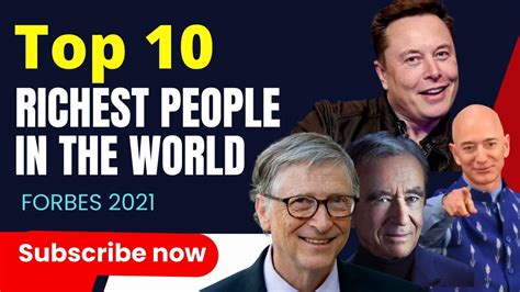 Top 10 Richest People In The World Forbes 2021 Insane Daily Business