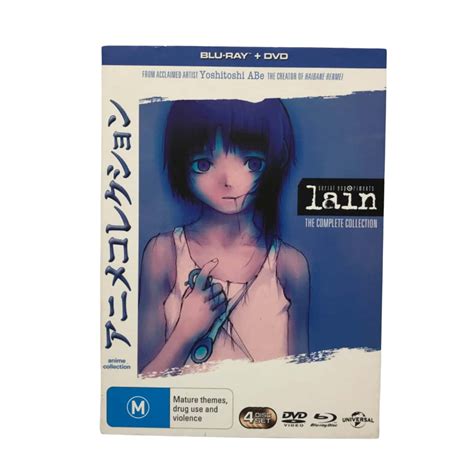 Serial Experiments Lain Dvd Blu Ray The Complete Collection With Collectable Packing S