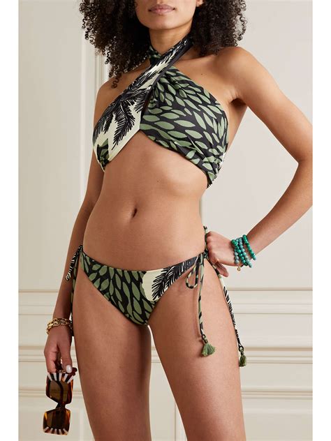 Johanna Ortiz Azabache Printed Recycled Bikini Briefs Net A Porter