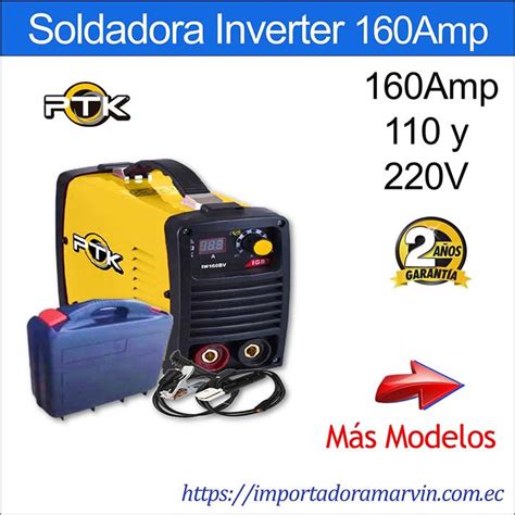 Soldadora Ptk Inverter 160amp 110 Y 220v Portátil Importadora Marvin