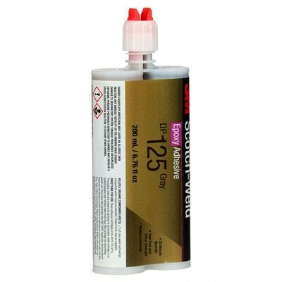 M Scotch Weld Epoxy Adhesive Dp Gray Ml Duo Pak Case