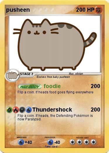 Pokémon Pusheen 371 371 Foodie My Pokemon Card