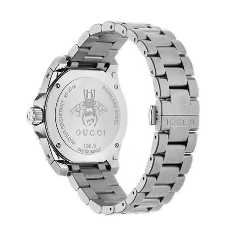 Gucci Dive Stainless Steel Mens Watch Ya136336 For Sale At 1stdibs Gucci Ya136336 Gucci Dive