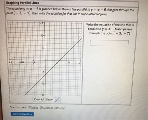 Solved Write An Equation For A Line Parallel To Y 5x 4