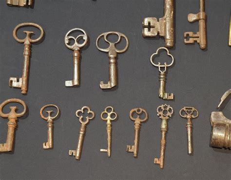 Keys Iron Fitting And Lock Collection Wrought Iron Th Th Century