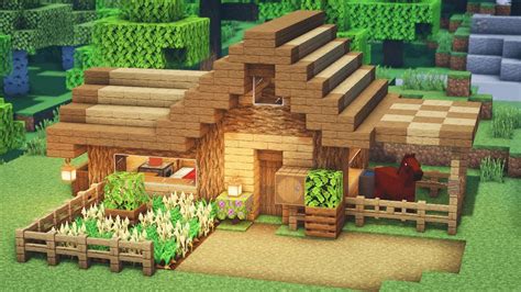 Minecraft How To Build A Small Survival House Youtube