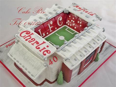 Anfield Football Stadium Cake Decorated Cake By Karina Cakesdecor