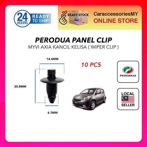 Perodua Myvi Wiper Panel Clip Bumper Lower Clip Kelisa Kenari Kancil