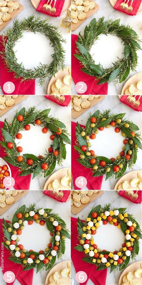 Christmas Wreath Cheese Platter Appetizer An Easy To Assemble Cheese