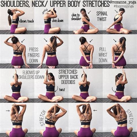 Shoulders Neck Upper Body Stretches Easy Yoga Workouts Easy Yoga