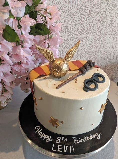 A Harry Potter Cake That I Made Today The Inside Is Swirled Red