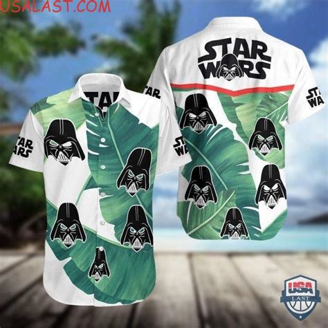 Tropical Leaf Star Wars Hawaiian Shirts Homefavo