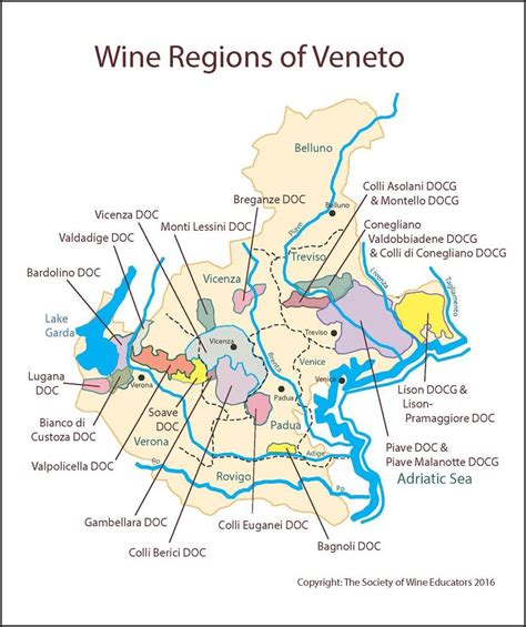 Sweet Italian Wine, Society Of Wine Educators, Wine Region Map, Wine ...