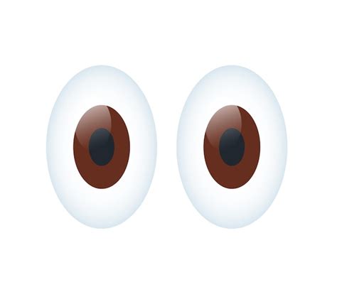 Premium Vector | Eyes vector isolated icon. Emoji illustration. Eyes ...