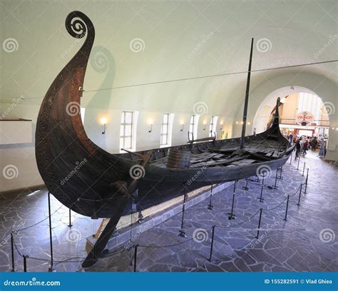 People Visit Viking Ship Museum In Oslo Norway Editorial Photo Image