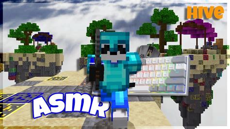 Keyboard Asmr And Mouse Sounds Hive Skywars Youtube