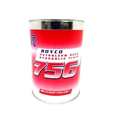 MIL-PRF-5606H Royco 756 Hydraulic Fluid - Quart