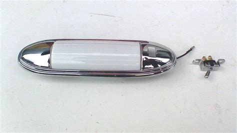 Ford Truck Dome Light Lens And Chrome Body W