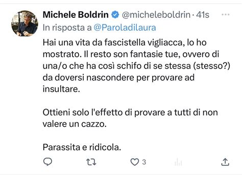 Laura On Twitter Questa Persona Si Chiede Perch Non Apprezzo Boldrin