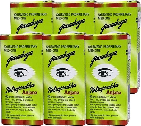 Jiwadaya Ayurvedic Proprietary Medicine Netraprabha Anjanaherbal Eye