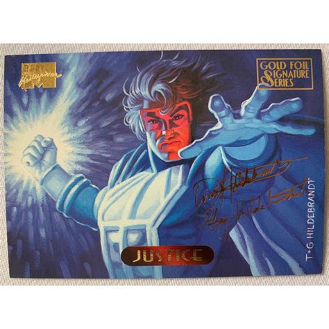 Marvel Masterpieces Gold Foil Signature Series Trading Cards