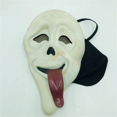 Scream Mask Tongue Out Wazzup Easter Unlimited Fun World Div | eBay in ...