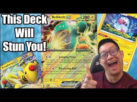 Bellibolt Ex Deck Nasty Paralysis Combo PTCGL YouTube