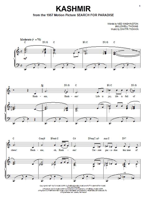 Kashmir | Sheet Music Direct