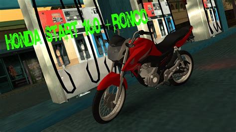 GTA SA MODS HONDA START 160 RONCO ORIGINAL PC FRACO YouTube