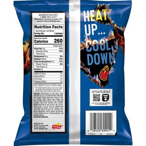 Doritos Flamin Hot Cool Ranch Tortilla Chips Oz CS WB Mason