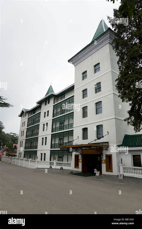 front exterior   oberoi cecil hotel shimla himachal pradesh