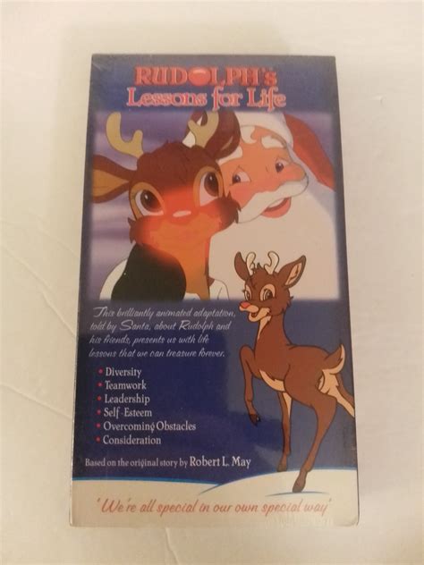 Rudolphs Lessons For Life Montgomery Ward Exclusive Vhs Video Cassette