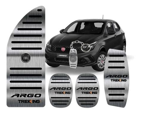 Pedaleira Descanso De P A O Inox Fiat Argo Trekking Metal Racing