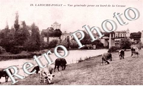 Agrandissement Carte Postale Ancienne Vue Generale Prise Au Bord De La