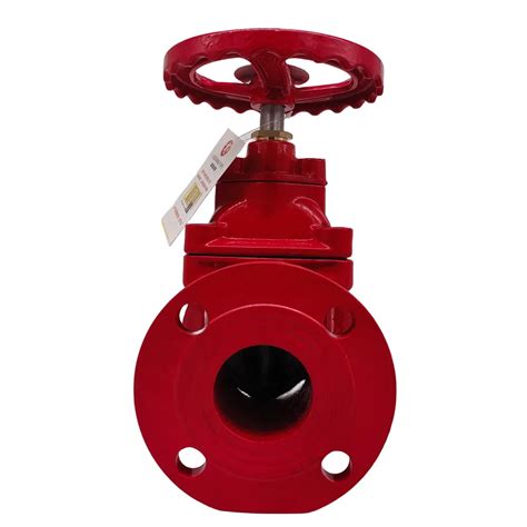 Ductile Cast Iron Safe Fire Valves Flanged Gate Valves With 1 6Mpa