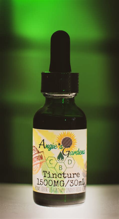 1500mg Full Spectrum Cbd Tincture Angies Gardens