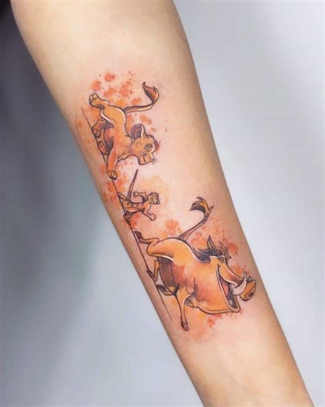 Update More Than 69 Timon And Pumbaa Tattoo Latest In Coedo Vn