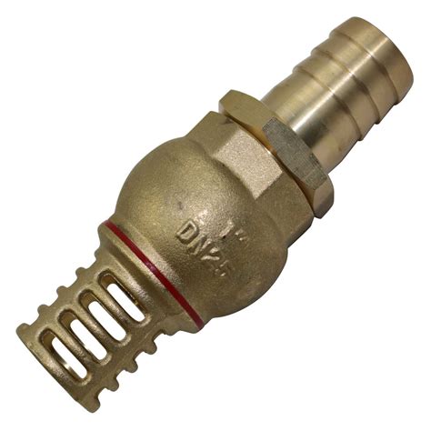 Brass Foot Valve With 1 25mm Bsp Male Thread And Strainer Water Pump Hose Suction Jono And Johno