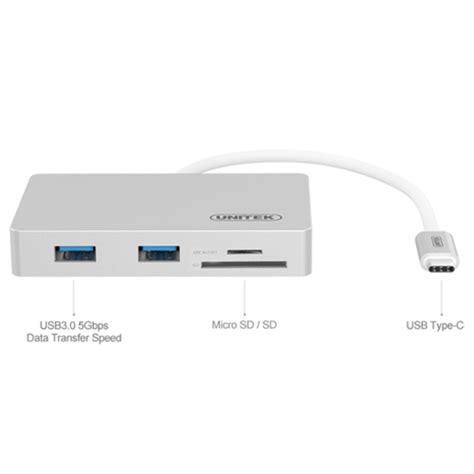 Universal Docking Station Unitek Y Usb Type C Multiport Hub