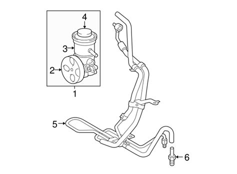 2005 2015 Toyota Tacoma Power Steering Pump 44310 04100 Toyota Parts