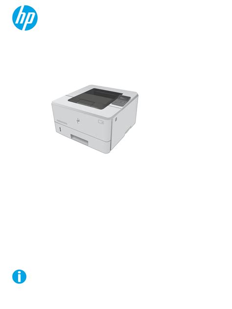 User manual HP LaserJet Pro M402dn (English - 122 pages)