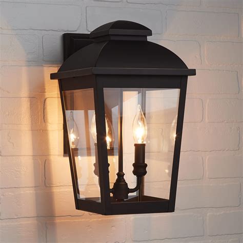 15 Goodwin 2 Light Outdoor Entrance Wall Sconce In Oil Rubbed Bronze