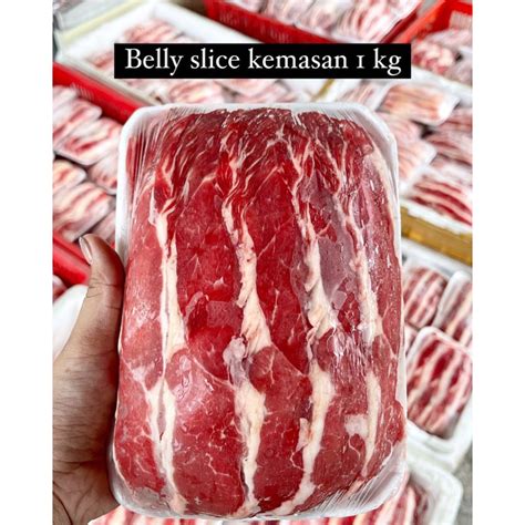 Jual Daging Slice Belly Slice Daging Bulgogi Striploin Slice