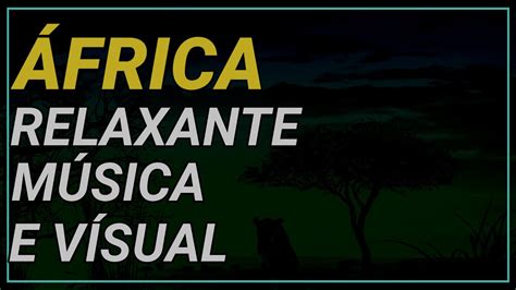 SONS DA NATUREZA BELOS VÍSUAIS DA ÁFRICA EMBALADA POR MÚSICA RELAXANTE